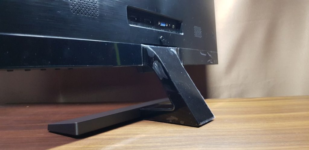 BenQ EW277HDR Monitor stand close-up