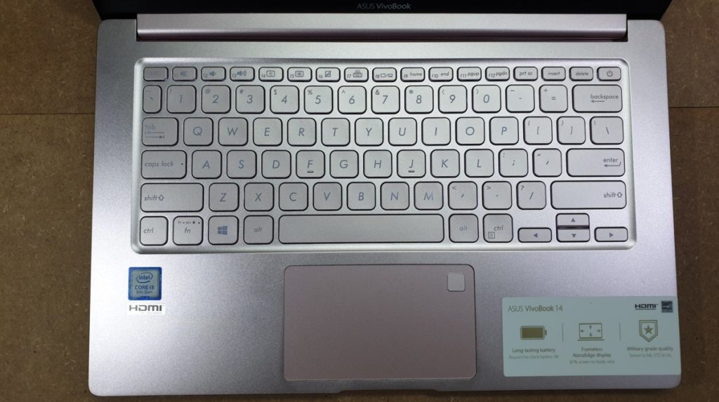 VivoBook Ultra K403 keyboard