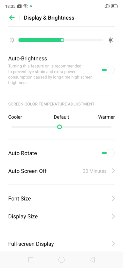 OPPO F11 display