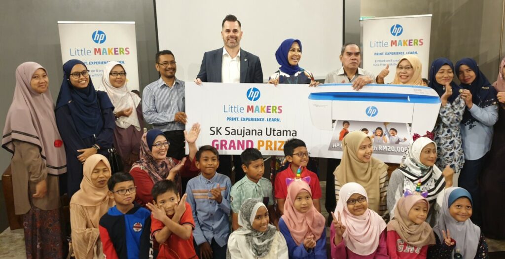 HP Little Makers Challenge won by SK Saujana Utama 2