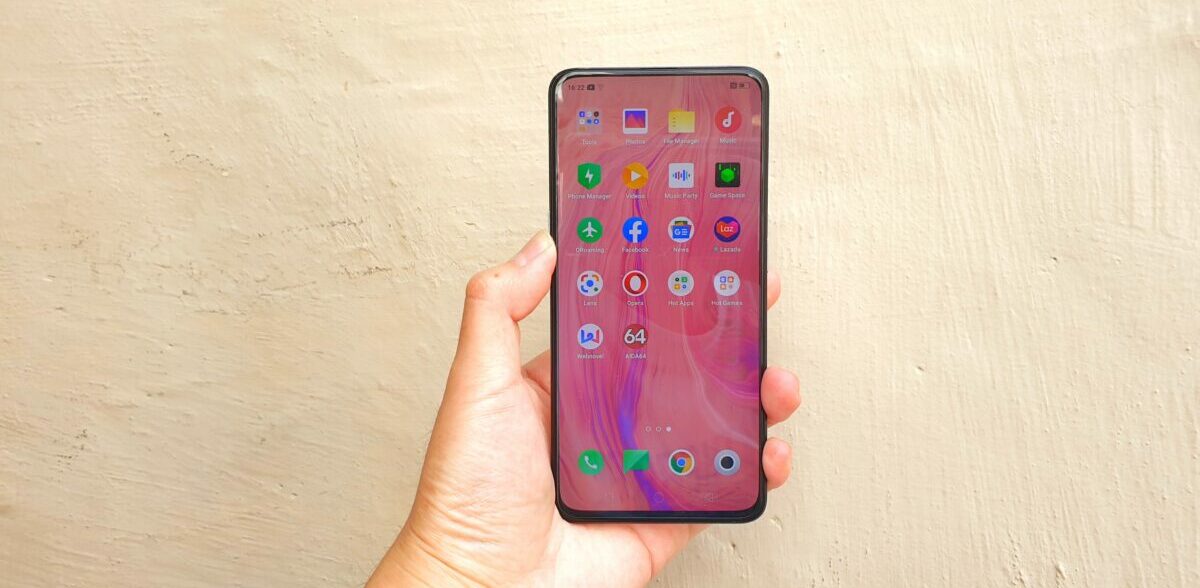 OPPO Reno Sunset Rose front