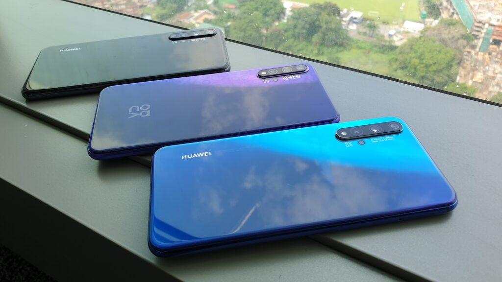 Huawei nova 5T colour assortment