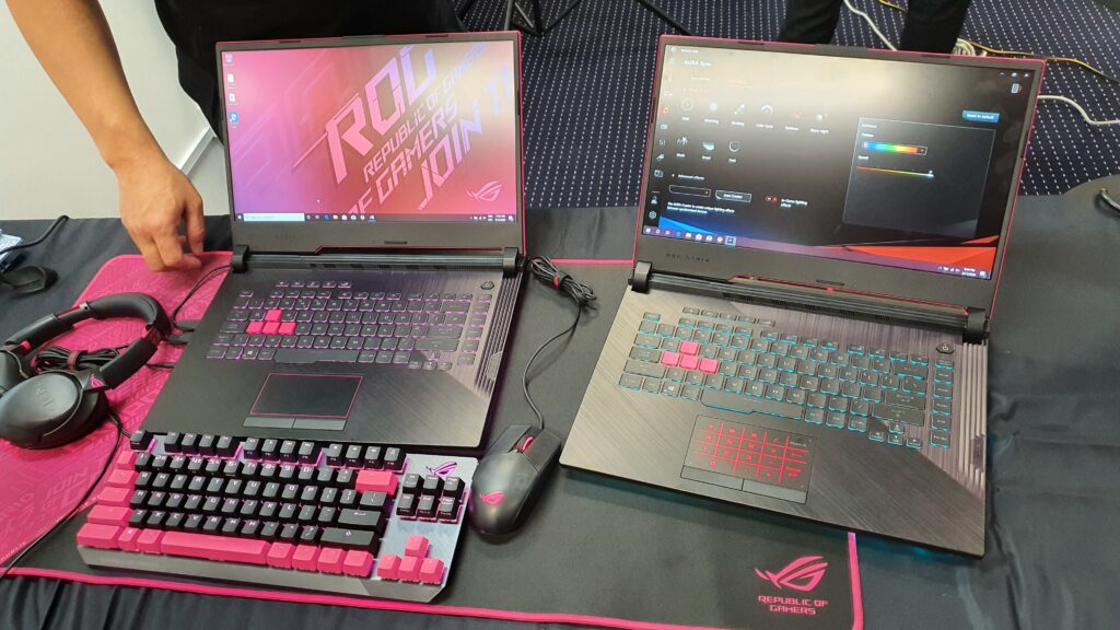 ROG Strix G15 Electro Punk limited-edition gaming laptop sports a stunning cyberpunk pink paint job 2