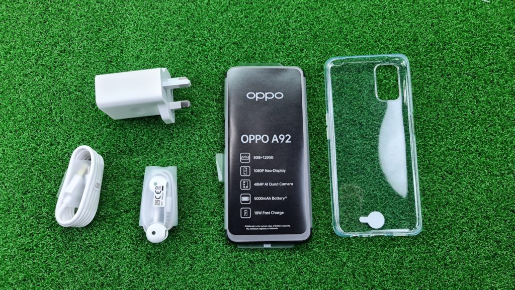 OPPO A92 review items