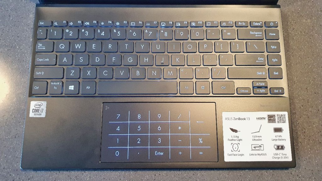 asus zenbook 13 ux325 keyboard
