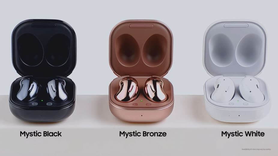 Galaxy Buds Live colours