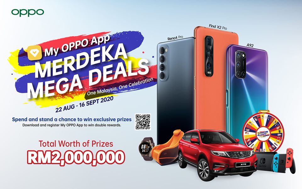 OPPO Merdeka Mega Deals have a sweet Proton X70 SUV up for grabs!  2