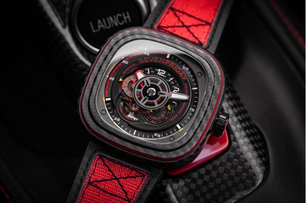 SevenFriday P3C/04 Red Carbon has you seeing red in a good way for RM7,325 1
