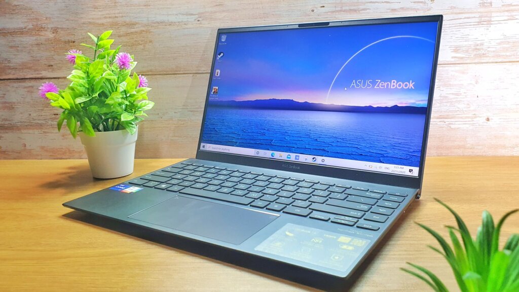 ASUS ZenBook 14 UX425E review  angled
