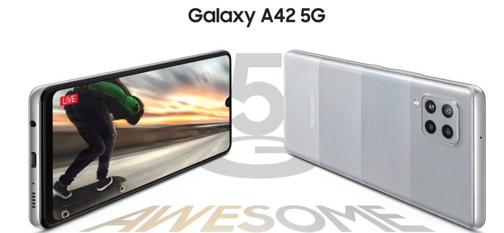 Galaxy A42 5G front