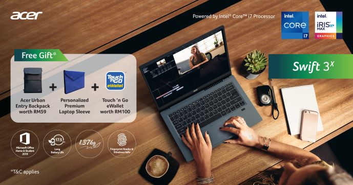 Acer Aspire 5 and Swift 3X laptops with 11th Gen Intel Core CPUs now in Malaysia 1