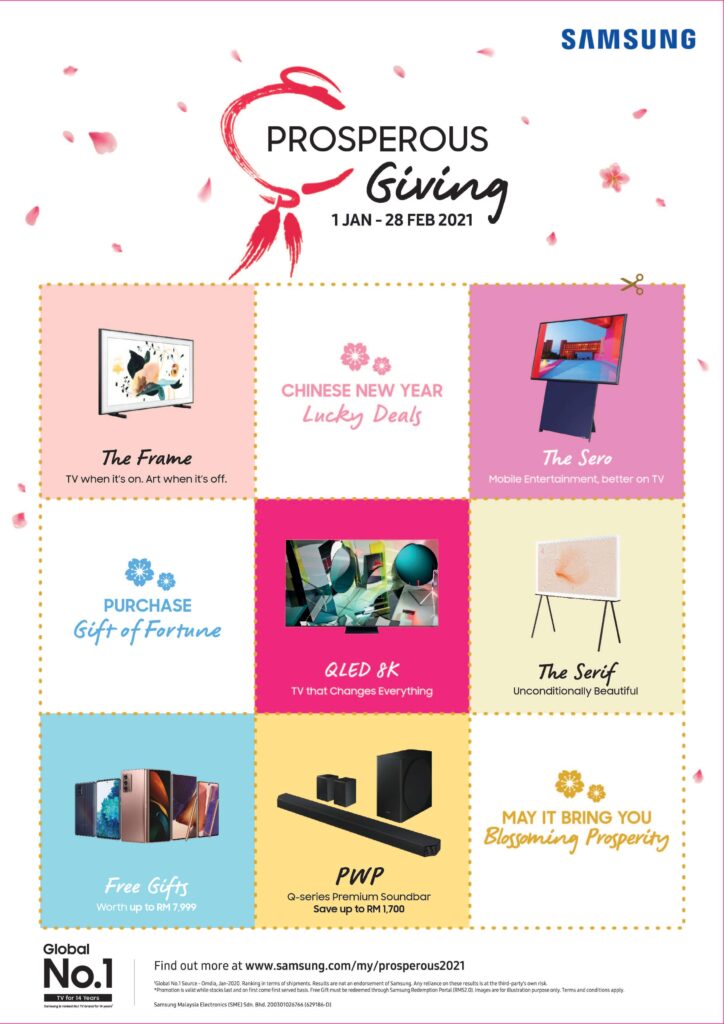 Samsung Prosperous Giving promo offers amazing free gifts and more for CNY 2021 1