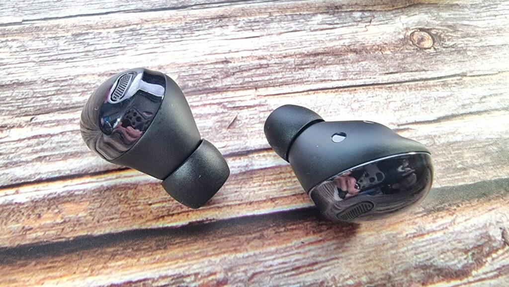 Samsung Galaxy Buds Pro Review ear buds up close
