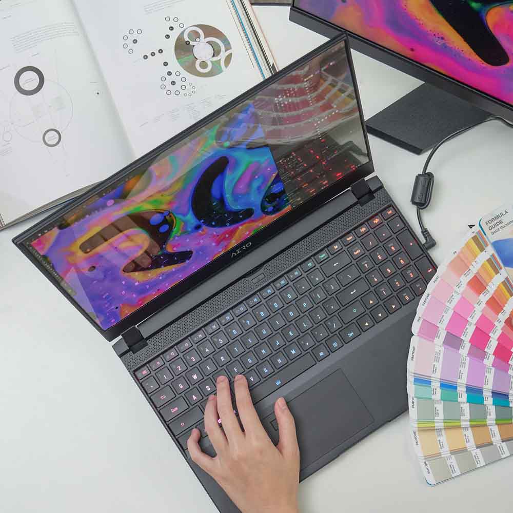 content creator laptops colour accuracy