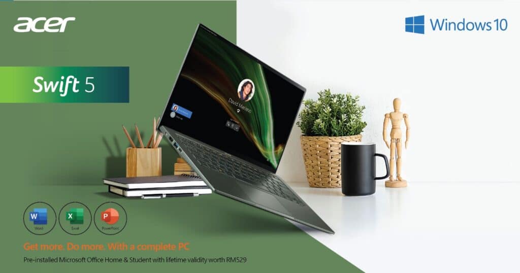 Acer Swift 5 MS Office 2019