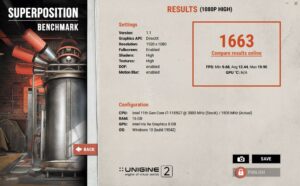 Dell Latitude 7320 2-in-1 Review 1080p high unigine
