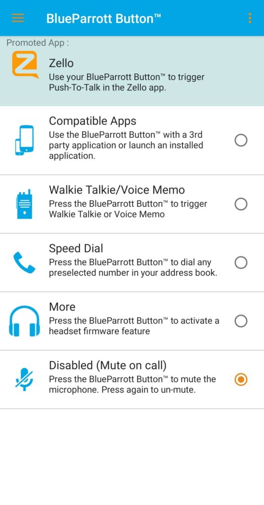 BlueParrott M300-XT review app 1