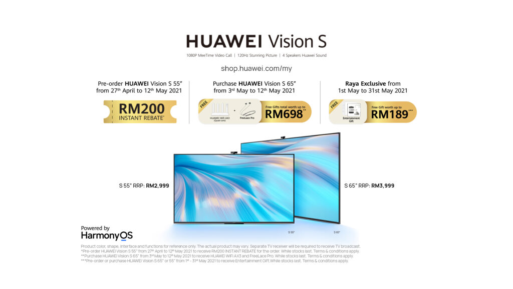 Huawei Vision S Smart Screens promo
