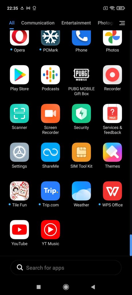 Xiaomi Redmi Note 10 5G review app list 3