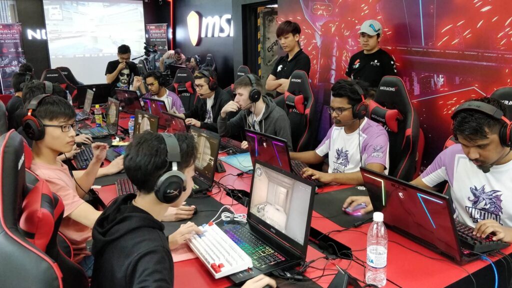 MSI concept store gaming zone