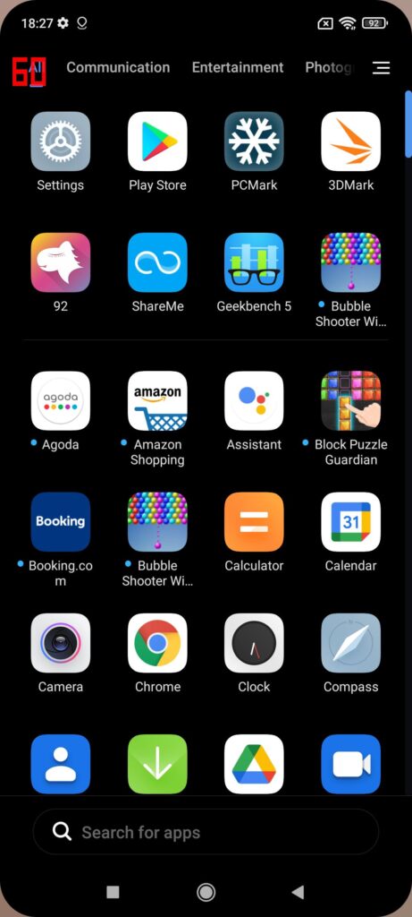 Xiaomi Redmi Note 10S Review home screen