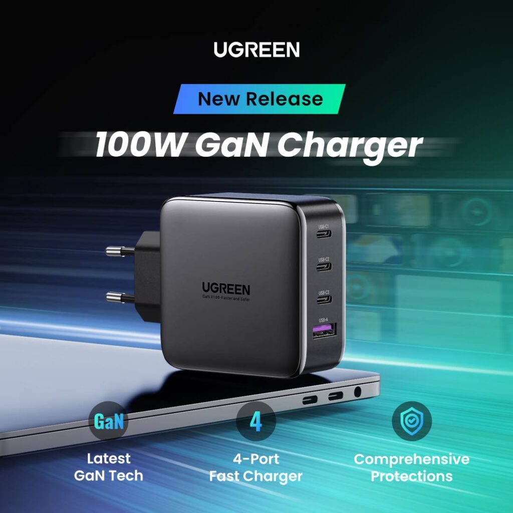 UGREEN 100W Gan charger (1)