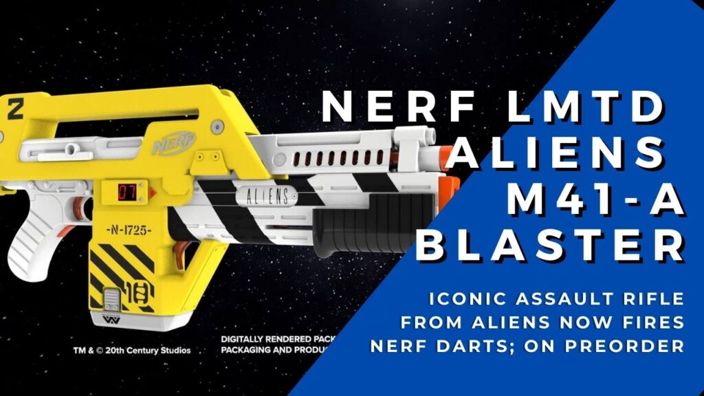 Nerf LMTD Aliens M41-A Blaster cover