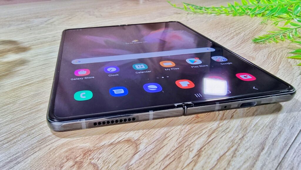 Samsung Galaxy Z Fold3 5G First Look angled view 