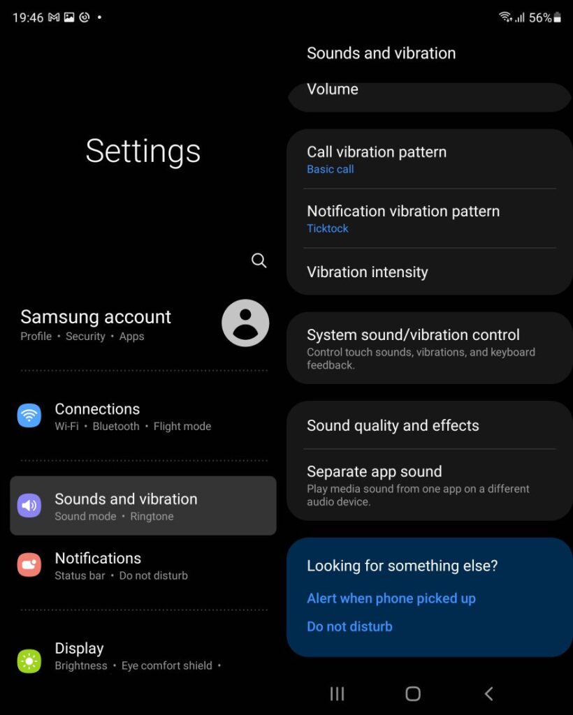 Galaxy Z Fold3 Tips Adapt Sound Step 1
