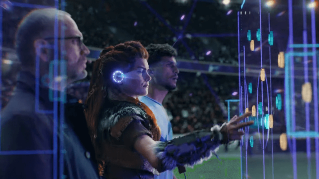 Playstation x UEFA Champions League with aloy