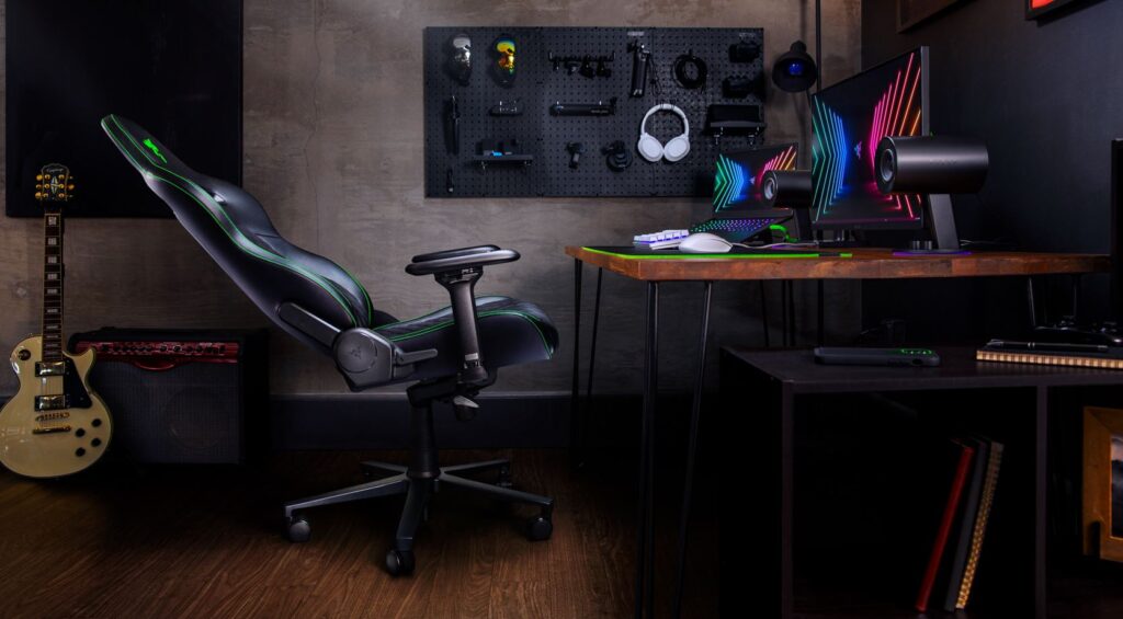 Razer Enki gaming chair  side view