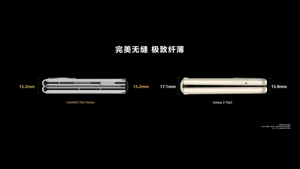 Huawei P50 Pocket hinge design