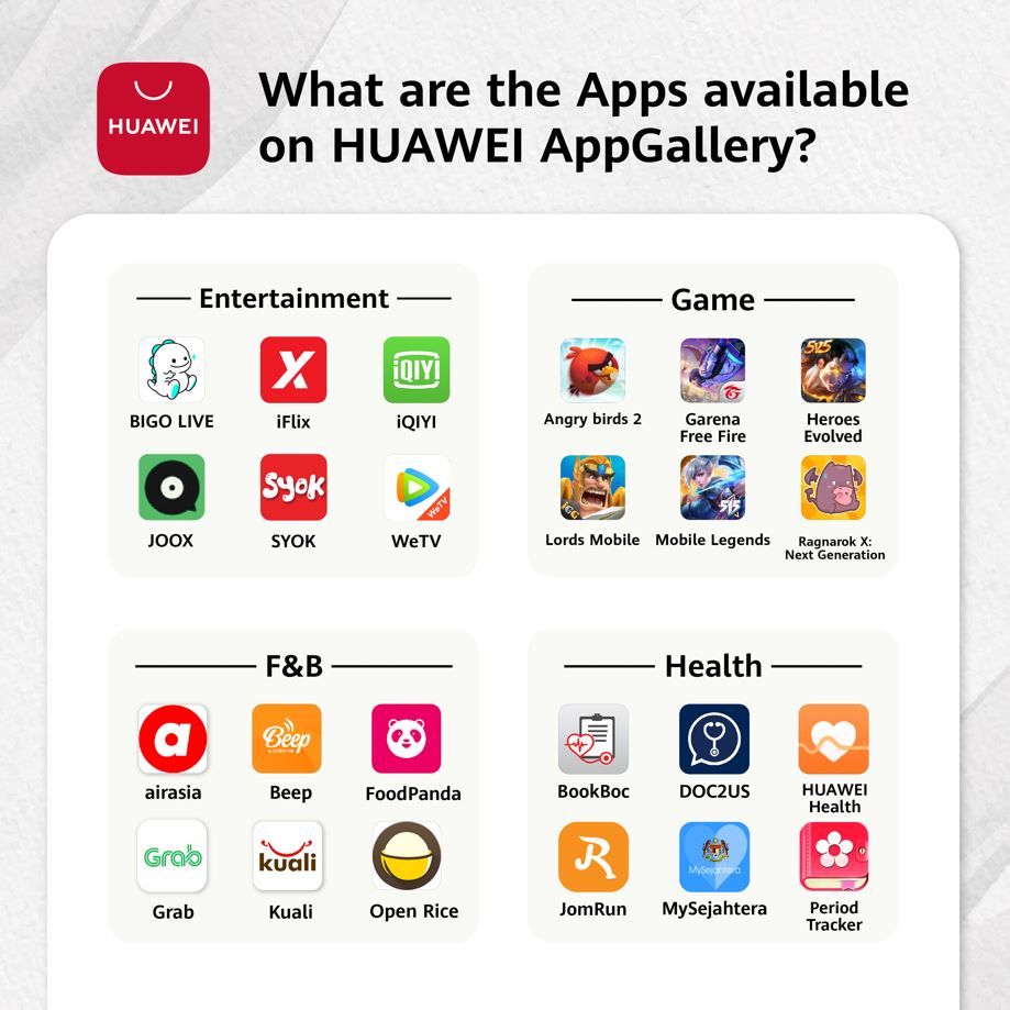 HUAWEI Mobile Services with all the apps you need on the HUAWEI nova 9