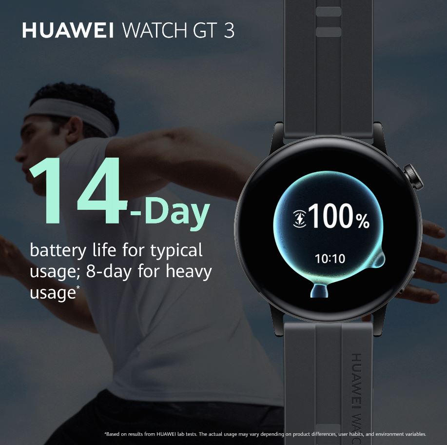 HUAWEI Watch GT 3 - 14 Days of Battery Life