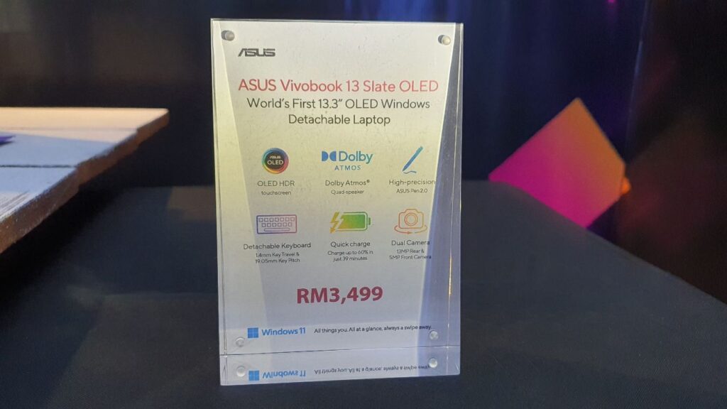 ASUS Vivobook 13 Slate OLED  price