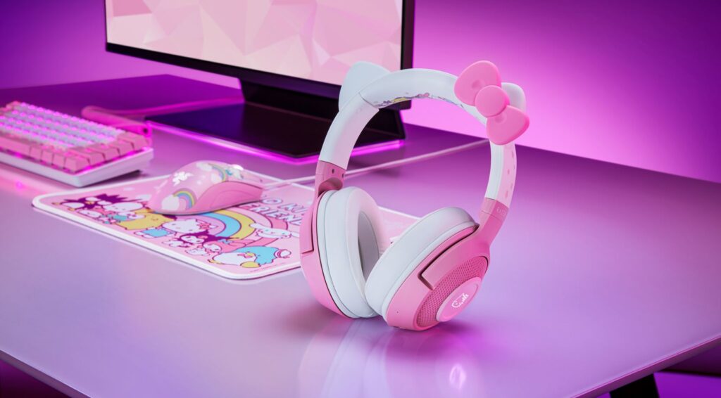Razer x Hello Kitty and Friends Edition collection kraken headset
