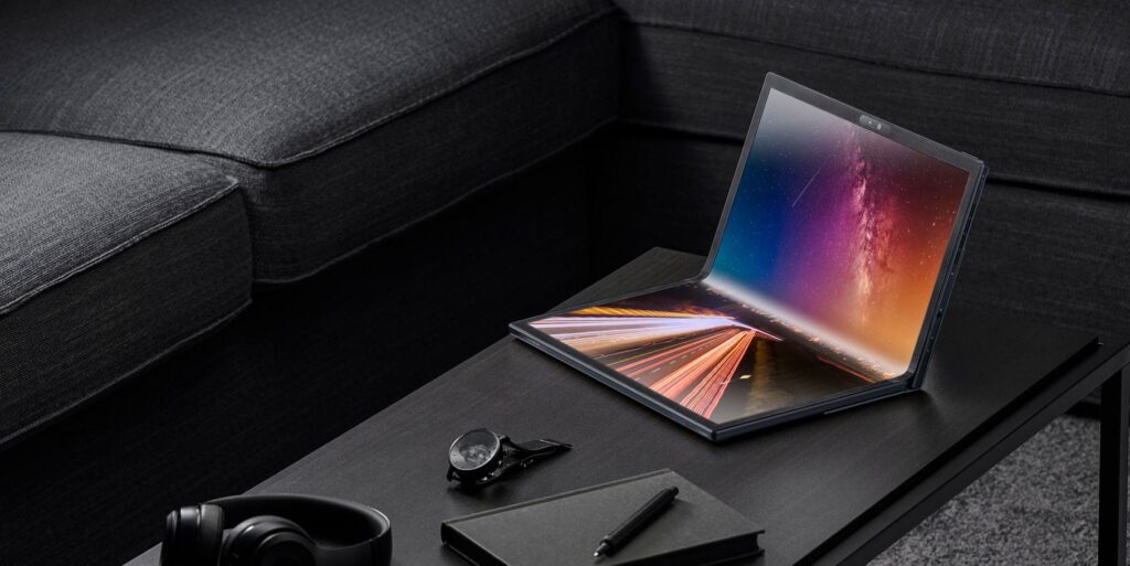 Asus Zenbook 17 Fold OLED side view
