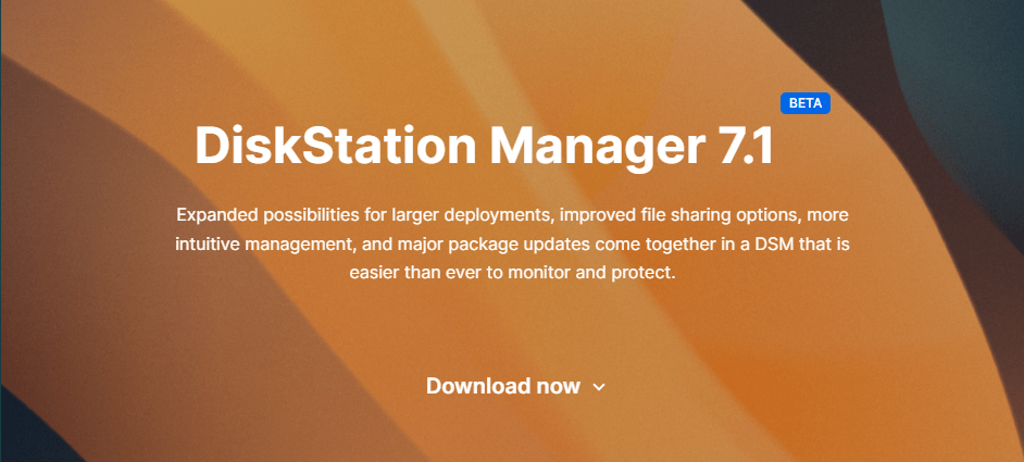 DiskStation Manager 7.1 cover