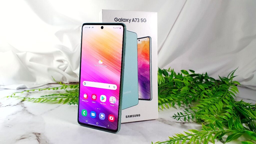 Samsung Galaxy A73 5G First Look and Unboxing front
