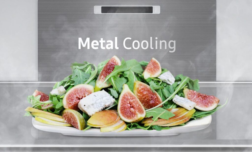 Samsung Bespoke Refrigerators metal cooling 2