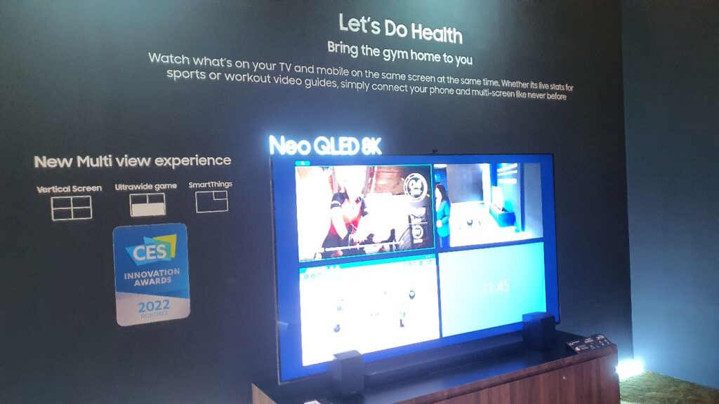 Samsung Neo QLED 8K TV 2022 health