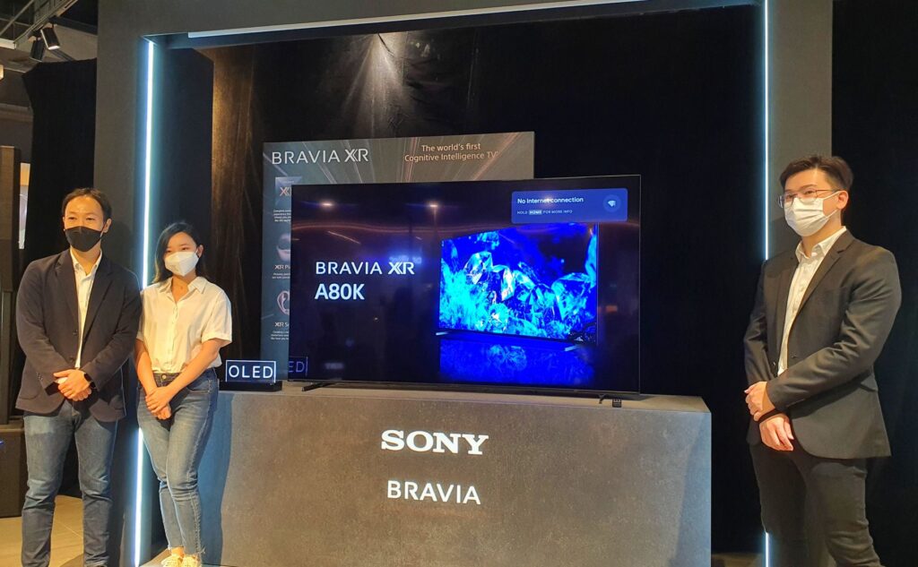 Sony BRAVIA XR A80K TV group