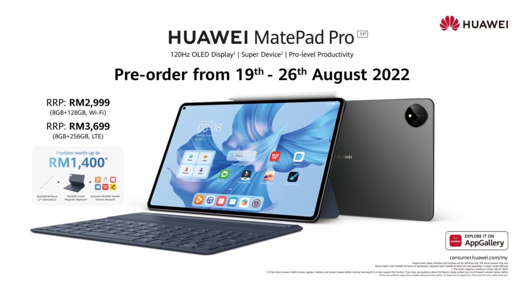HUAWEI MatePad Pro 11 Malaysia preorder 1