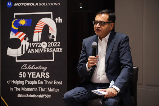 Vice President of Motorola Southeast Asia, Subodh Vardhan during the panel discussion