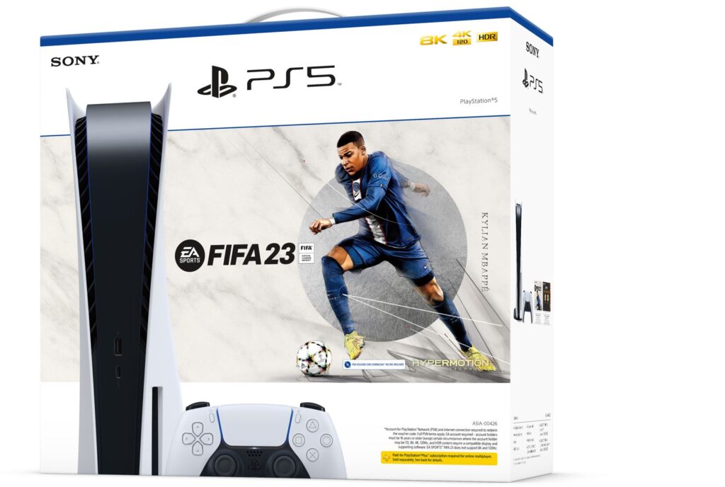 Sony PS5 EA Sports FIFA 23 bundle ds2