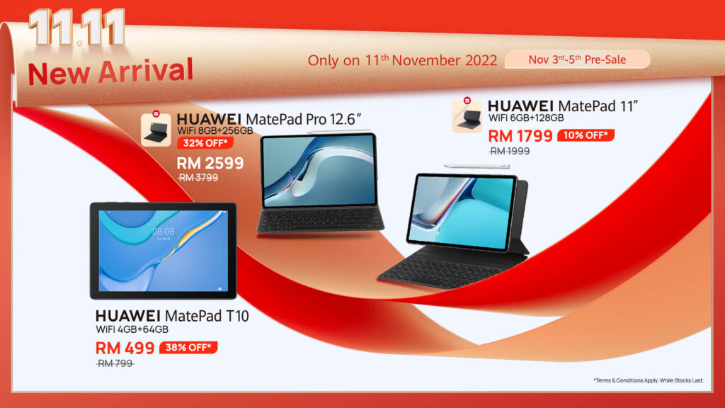 Huawei 1111 One Day Big Sale Tablet