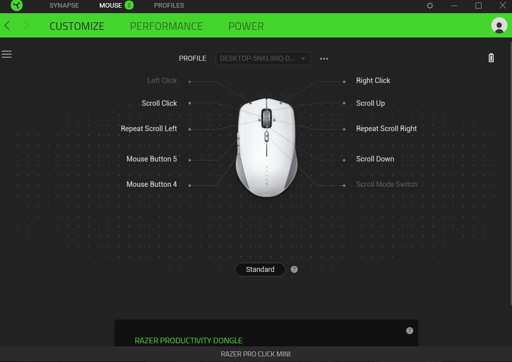 Razer Pro Click Mini Review mouse buttons