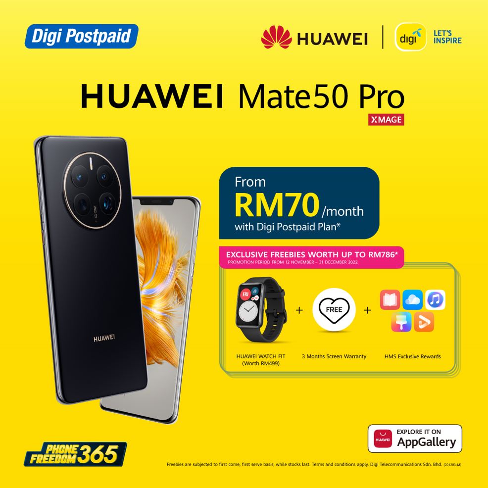 cheapest Mate50 deals in Malaysia digi a22