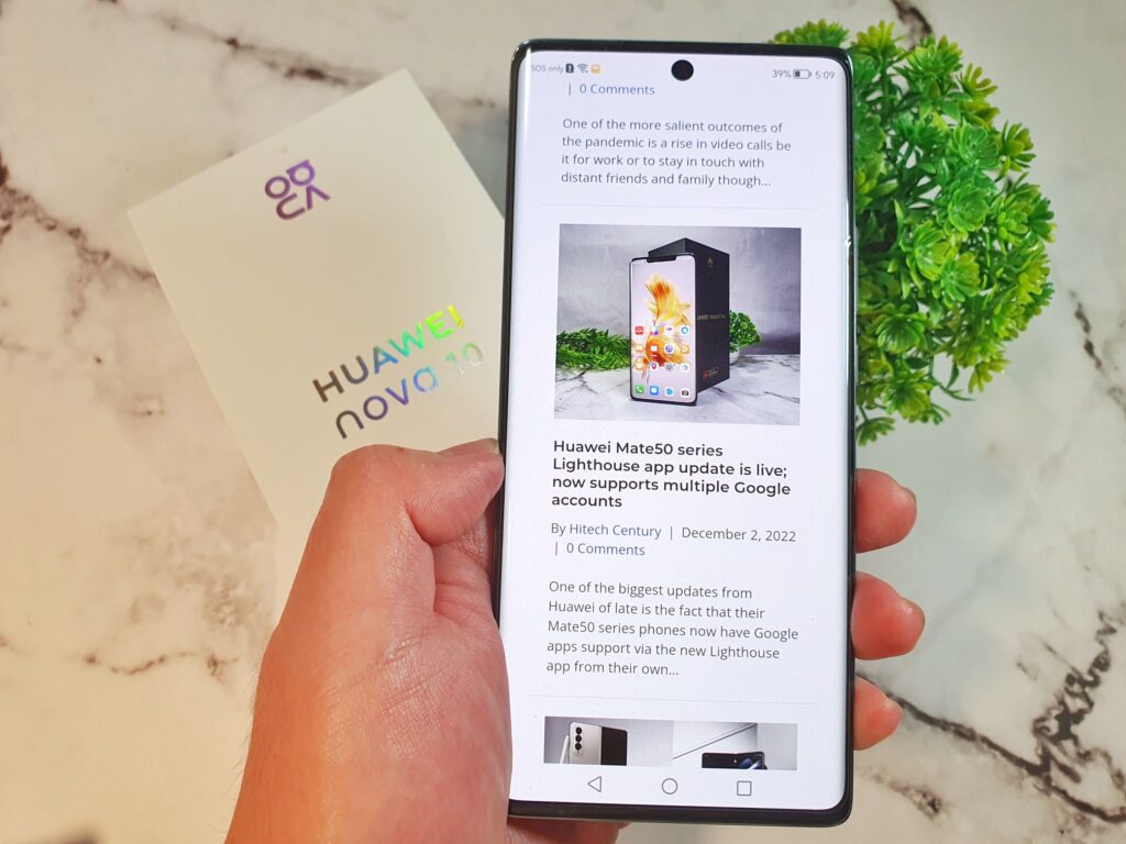 Huawei nova 10 review chrome